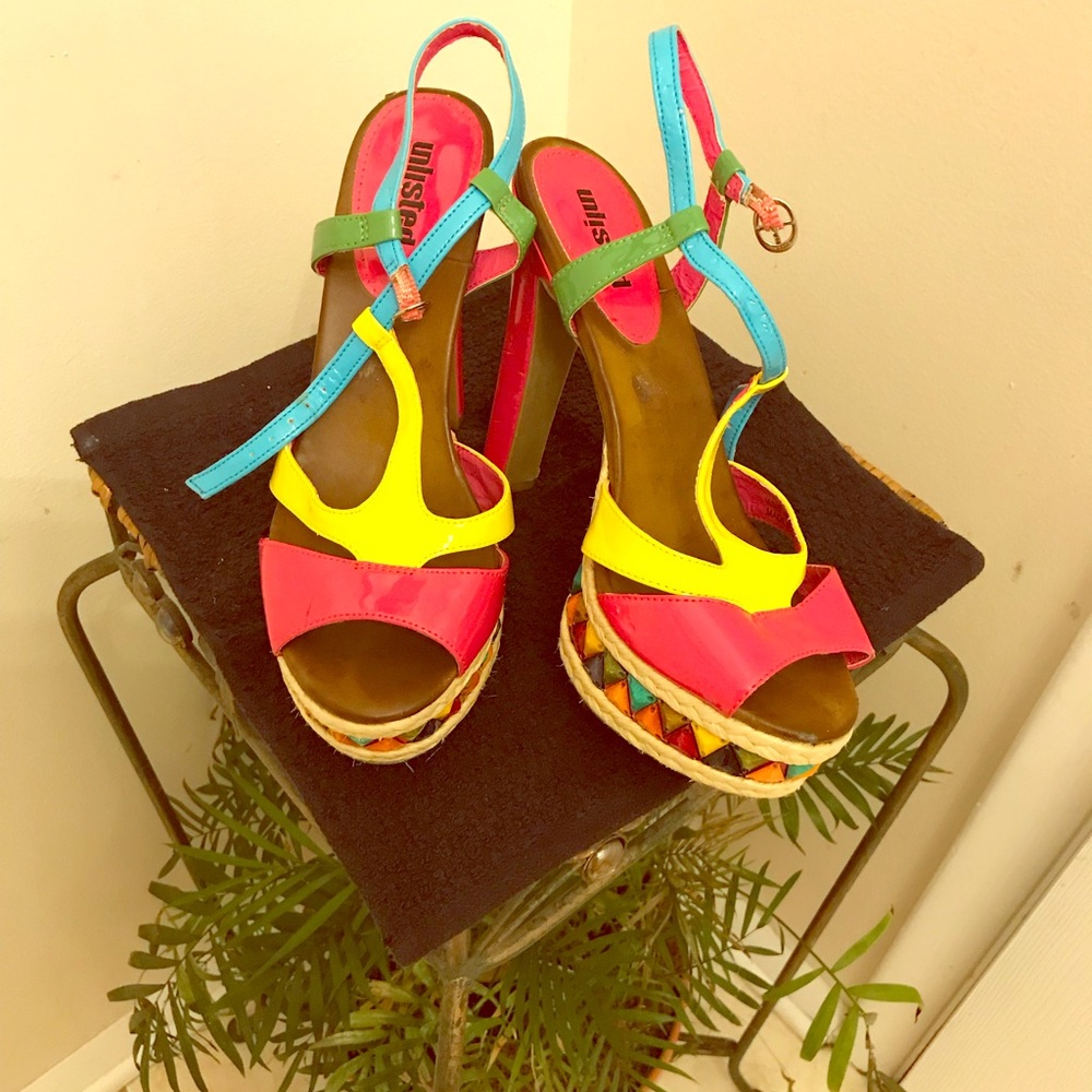 Jeweled Platform Heels